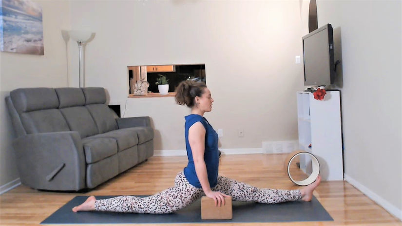 Power yoga: travaillons notre split